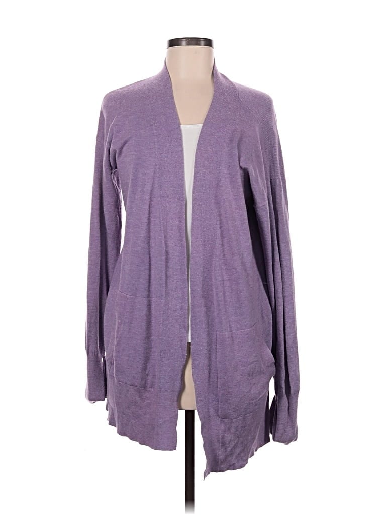 Pre-owned Vila Milano Cardigan Sweater In Purple