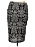 Bobeau Paisley Black Silver Formal Skirt Size XL - photo 1