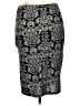 Bobeau Paisley Black Silver Formal Skirt Size XL - photo 2