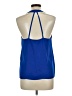 XXI 100% Polyester Blue Sleeveless Blouse Size L - photo 2