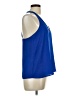 XXI 100% Polyester Blue Sleeveless Blouse Size L - photo 4