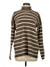Splendid Stripes Brown Turtleneck Sweater Size XS - photo 1