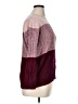 Kim Rogers 100% Cotton Color Block Burgundy Pullover Sweater Size 1X - photo 4