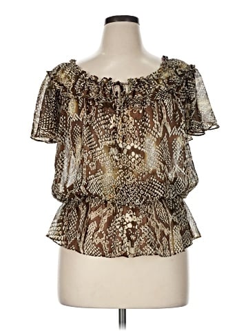 Carole Little Short Sleeve Blouse (view 1)