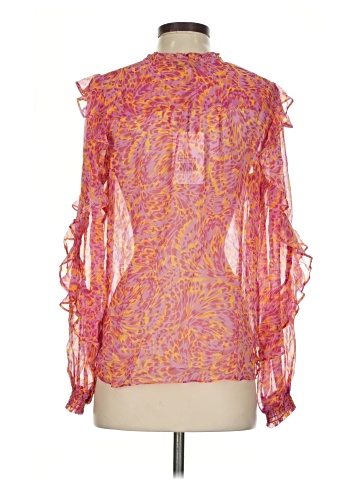 Hale Bob Long Sleeve Silk Top (view 2)