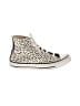 Converse Animal Print Ivory Sneakers Size 8 - photo 1