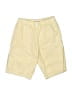 Zara Kids Solid Yellow Cargo Shorts Size 13 - 14 - photo 1