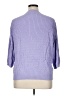 Kim Rogers 100% Cotton Purple Pullover Sweater Size 1X - photo 2