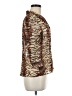 Joanna 100% Polyester Animal Print Brown 3/4 Sleeve Blouse Size M - photo 4