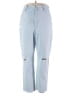 Old Navy Stripes Blue Jeans Size 18 - photo 1