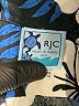 RJC 100% Cotton Tropical Blue Short Sleeve Button-Down Shirt Size 12 - photo 3