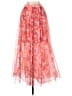 BCBGMAXAZRIA 100% Polyester Floral Red Pink Formal Skirt Size XS - photo 1