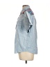 Koret Blue Short Sleeve Blouse Size L - photo 5