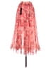 BCBGMAXAZRIA 100% Polyester Floral Red Pink Formal Skirt Size XS - photo 2