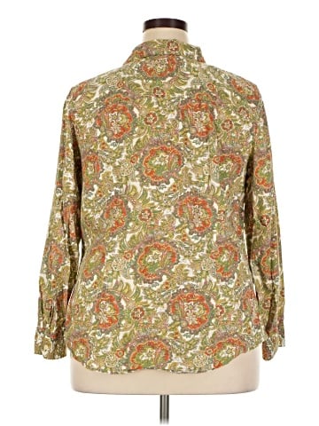 Talbots Long Sleeve Button-Down Shirt (view 2)