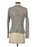 Eileen Fisher 100% Cotton Metallic Gray Silver Pullover Sweater Size S (petite) - photo 2