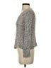 Eileen Fisher 100% Cotton Metallic Gray Silver Pullover Sweater Size S (petite) - photo 5