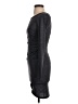 Leith Solid Gray Casual Dress Size XXS - photo 5