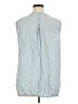 Chico's 100% Lyocell Blue Sleeveless Button-Down Shirt Size XL - photo 2