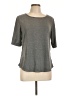 Apt. 9 Gray 3/4 Sleeve T-Shirt Size L - photo 1