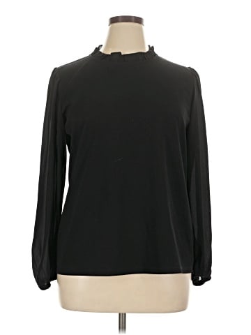 Ann Taylor Long Sleeve Blouse (view 1)