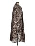 Torrid 100% Polyester Animal Print Brown Casual Dress Size 1X Plus (1) - photo 4