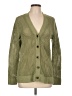Caslon 100% Cotton Green Cardigan Size L - photo 1