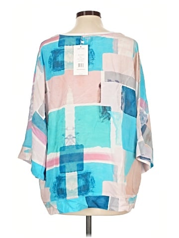Tyler Boe 3/4 Sleeve Silk Top (view 2)