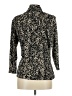 Chaus Animal Print Black 3/4 Sleeve Blouse Size L - photo 2