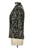 Chaus Animal Print Black 3/4 Sleeve Blouse Size L - photo 5