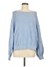 Free People Blue Pullover Sweater Size M - photo 1