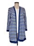Talbots Stripes Blue Coat Size M - photo 1