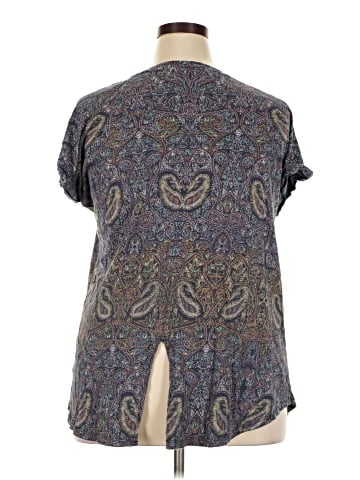 Lucky Brand Short Sleeve Blouse (view 2)