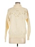 Christina Ivory Wool Pullover Sweater Size M - photo 1