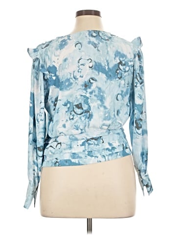 White House Black Market 3/4 Sleeve Blouse (view 2)