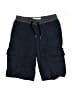 Free Planet 100% Cotton Solid Blue Cargo Shorts Size 6 - photo 1