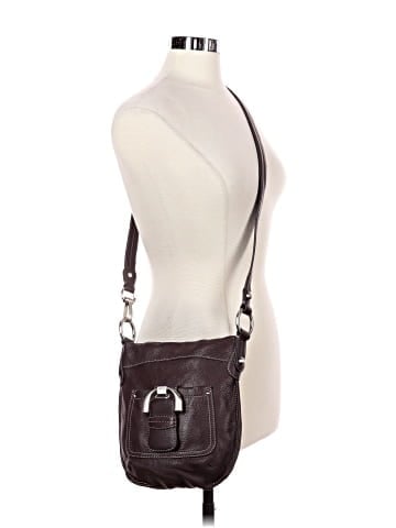 B Makowsky Leather Crossbody Bag (view 2)