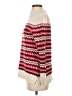 Talbots Chevron-herringbone Red Turtleneck Sweater Size XS - photo 5