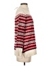 Talbots Chevron-herringbone Red Turtleneck Sweater Size XS - photo 4