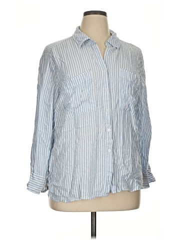 Alexander Jordan 3/4 Sleeve Button-Down Shirt (view 1)