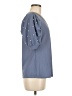 By Design Blue Short Sleeve Top Size M - photo 4