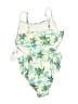 Old Navy Tropical Green One Piece Swimsuit Size 14 - 16 - photo 2