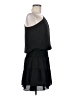 Krisa 100% Polyester Solid Black Cocktail Dress Size M - photo 4