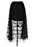 Francesca's 100% Polyester Black Formal Skirt Size L - photo 1