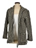 Jaclyn Smith Houndstooth Ivory Blazer Size 10 - photo 1