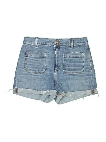 Madewell High-Rise Denim Shorts in Beasley Wash: Eco Edition (view 1)