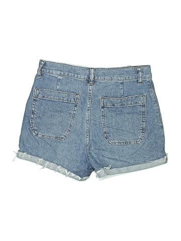 Madewell High-Rise Denim Shorts in Beasley Wash: Eco Edition (view 2)