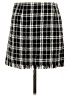 dalia 100% Polyester Houndstooth Black Casual Skirt Size 6 - photo 2