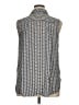 Worthington 100% Polyester Silver Sleeveless Blouse Size XL - photo 2