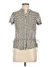 Zara Basic Ivory Short Sleeve Blouse Size M - photo 1